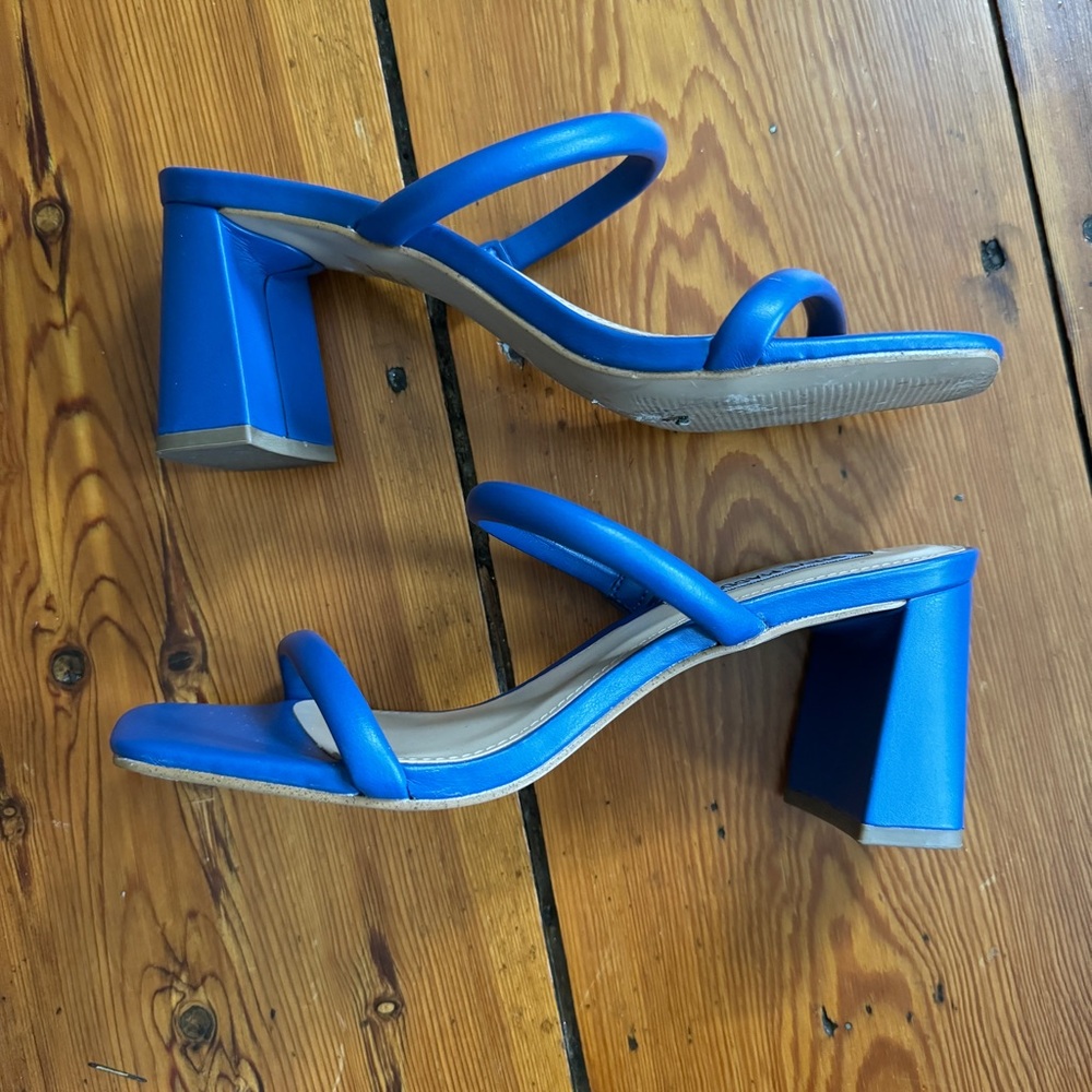Steve Madden Lilah Blue Open Toe Sandals